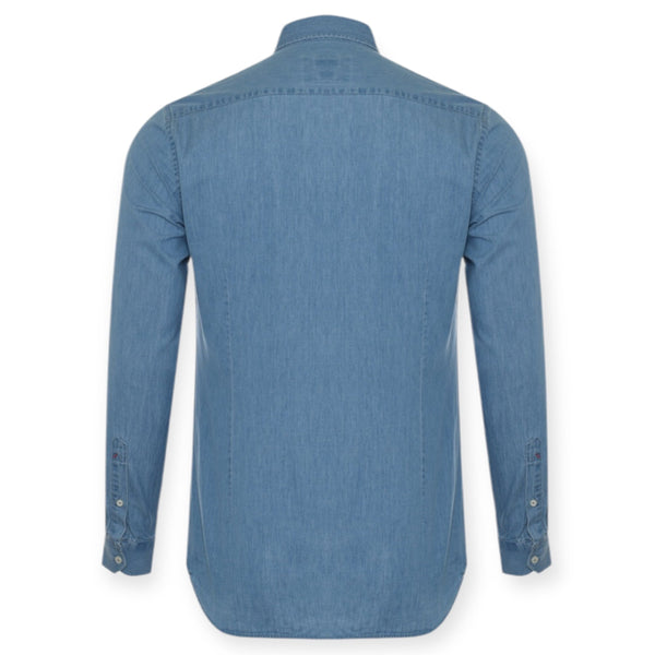 US. POLO ASSN. EVAN 5163367770/170 Πουκάμισο Μπλε S/S