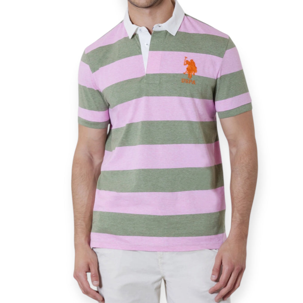 U.S POLO ASSN. KADO 41197018/741 Polo Μπλούζα Πολύχρωμη S/S