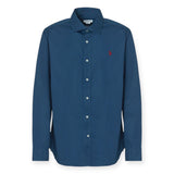 US. POLO ASSN. ZED US41104018/179 Πουκάμισο Μπλε S/S