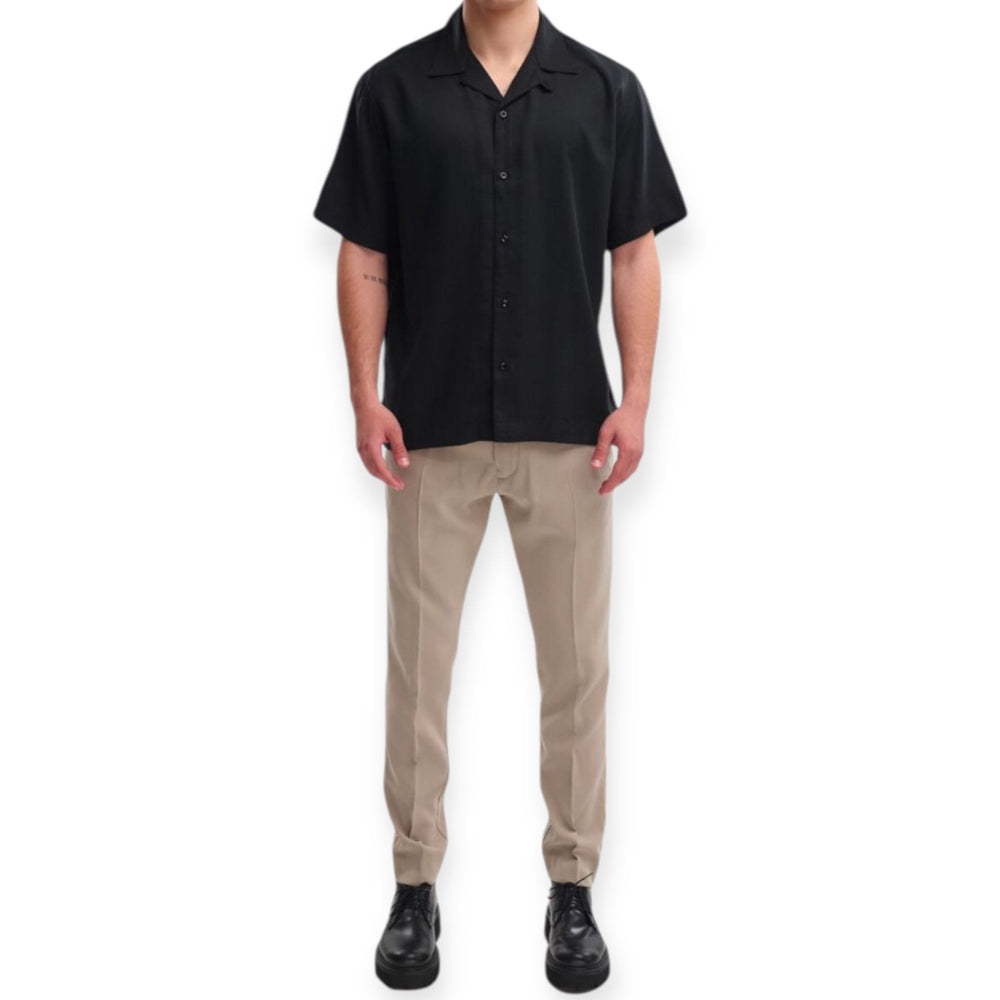 Premium Royal Denim  SAKAI SHIRT-3570  Πουκάμισο Μαύρο S/S