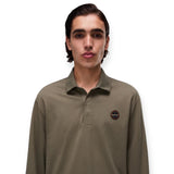 Napapijri E-BADGE LS NP0A4892GG0A Polo Λαδί S/S