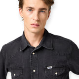 Wrangler WESTERN SHIRT RINSE BLACK 112362906 Πουκάμισο Μαύρο  F/W