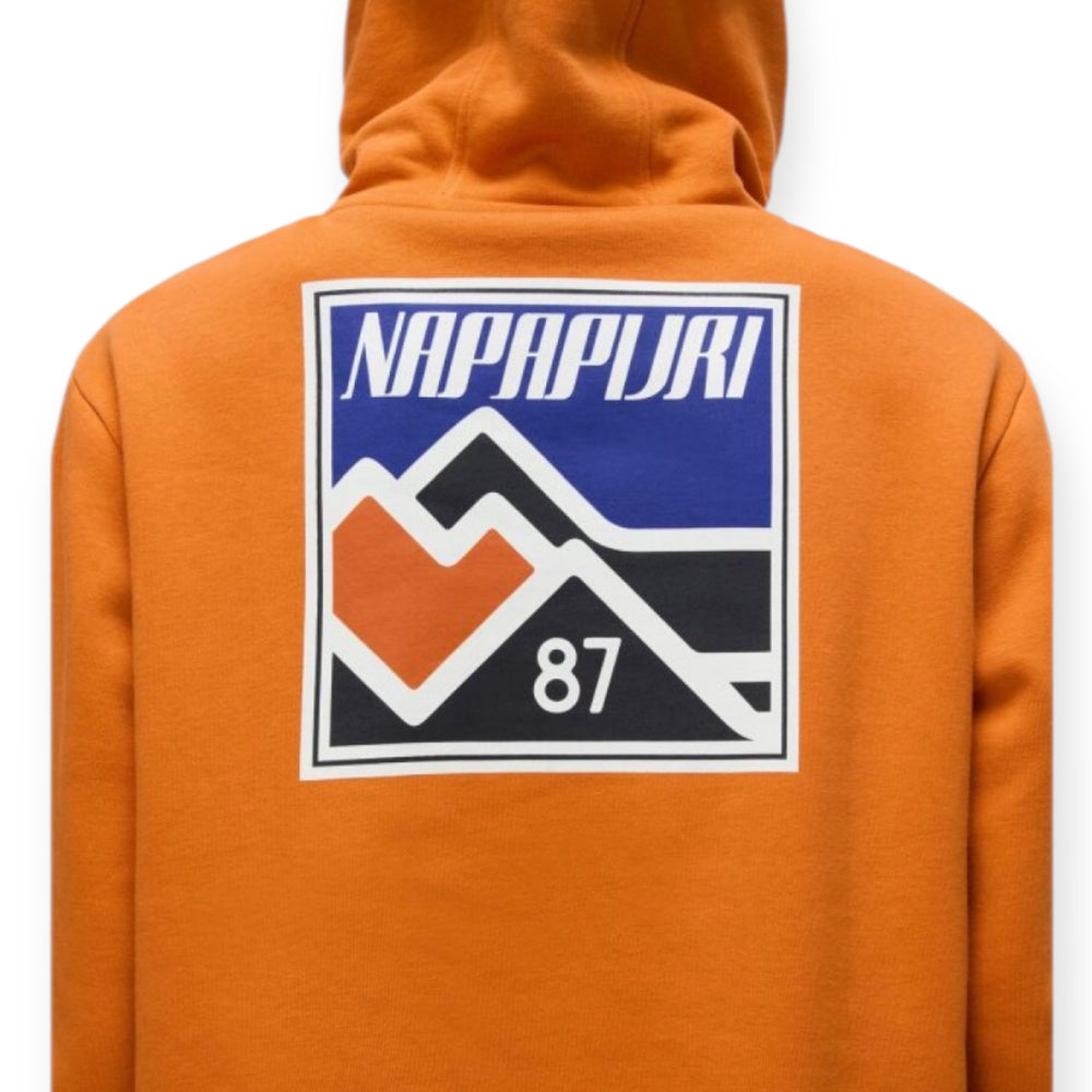NAPAPIJRI B-GUIDE H NP0A488V4A681 Φούτερ Πορτοκαλί F/W