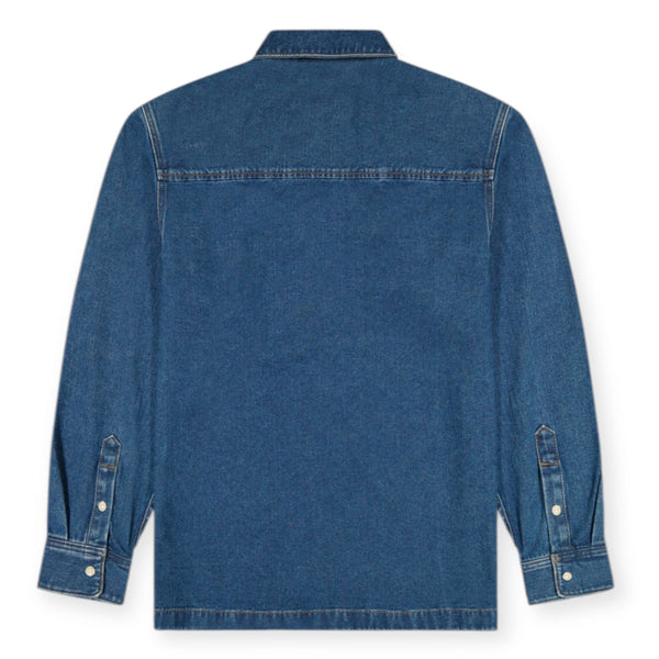 Wrangler OVERSHIRT RETRO BLUE 112371546 Πουκάμισο Μπλε F/W