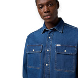 Wrangler OVERSHIRT RETRO BLUE 112371546 Πουκάμισο Μπλε F/W