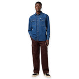 Wrangler OVERSHIRT RETRO BLUE 112371546 Πουκάμισο Μπλε F/W