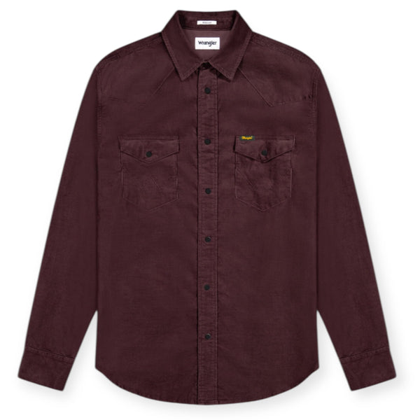 Wrangler WESTERN 112371428 Πουκάμισο Καφέ F/W