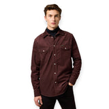 Wrangler WESTERN 112371428 Πουκάμισο Καφέ F/W