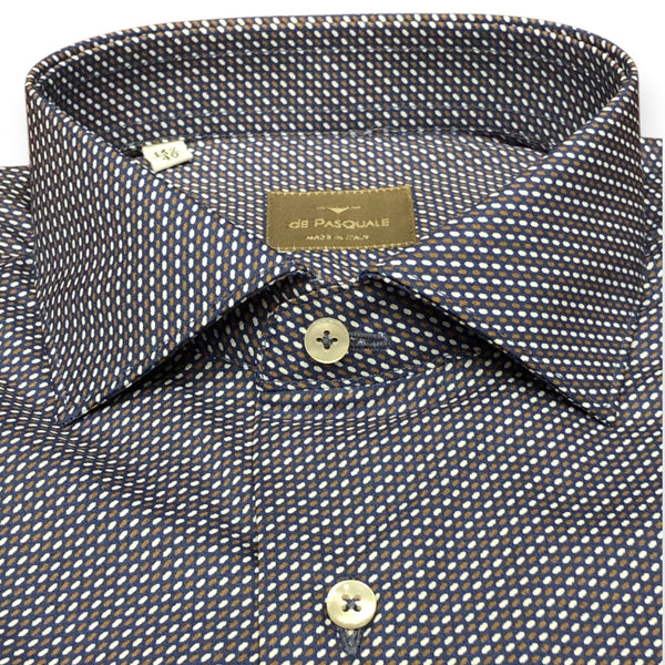 De pasquale 387/F79/188 Πουκάμισο Μπλε F/W