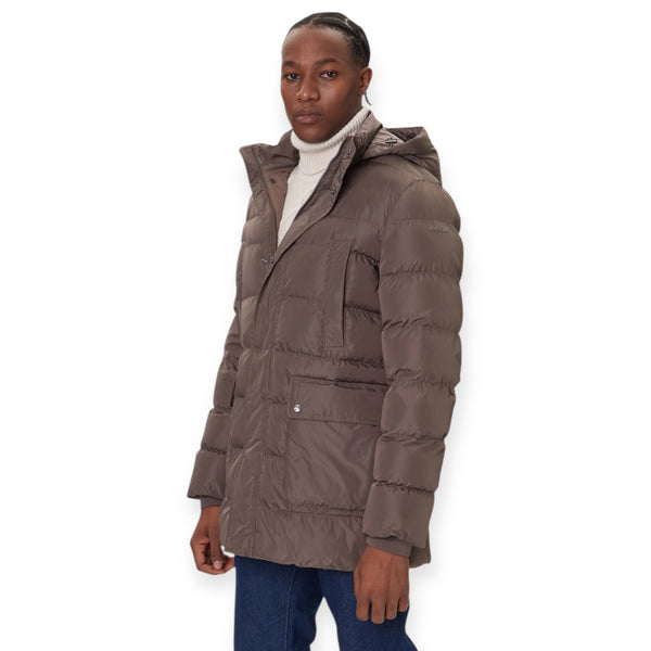 GEOX LEITAN LONG JKT PARKA M5628B/T3266/F1432 Μπουφάν Μπεζ F/W