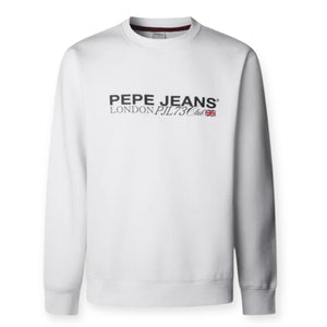 PEPE JEANS MATTHEW CREW PM5800029/800 Φούτερ Λευκό  F/W