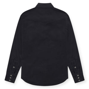 Wrangler WESTERN 112371429 Πουκάμισο Μαύρο F/W
