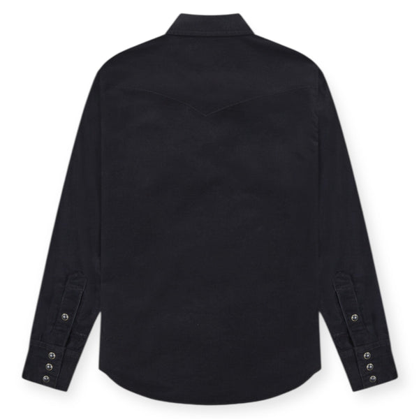 Wrangler WESTERN 112371429 Πουκάμισο Μαύρο F/W