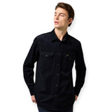 Wrangler WESTERN 112371429 Πουκάμισο Μαύρο F/W