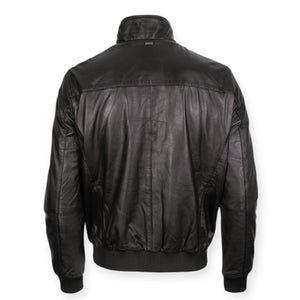 Bugatti 225100 Δερμάτινο Μπουφάν Μαύρο F/W