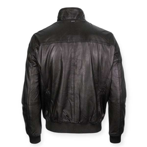 Bugatti 225100 Δερμάτινο Μπουφάν Μαύρο F/W