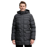 GEOX LEITAN LONG JKT PARKA M5628B/T3266/F9112 Μπουφάν Μαύρο F/W