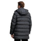 GEOX LEITAN LONG JKT PARKA M5628B/T3266/F9112 Μπουφάν Μαύρο F/W