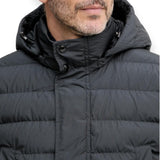 GEOX LEITAN LONG JKT PARKA M5628B/T3266/F9112 Μπουφάν Μαύρο F/W