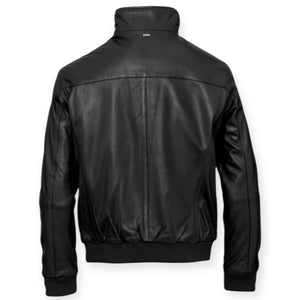 Bugatti 225100 Δερμάτινο Μπουφάν Μαύρο F/W