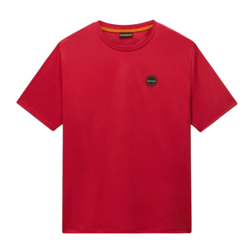 Napapijri S-BADGE SS1 NP0A8949RAQ T-shirt Κόκκινο S/S