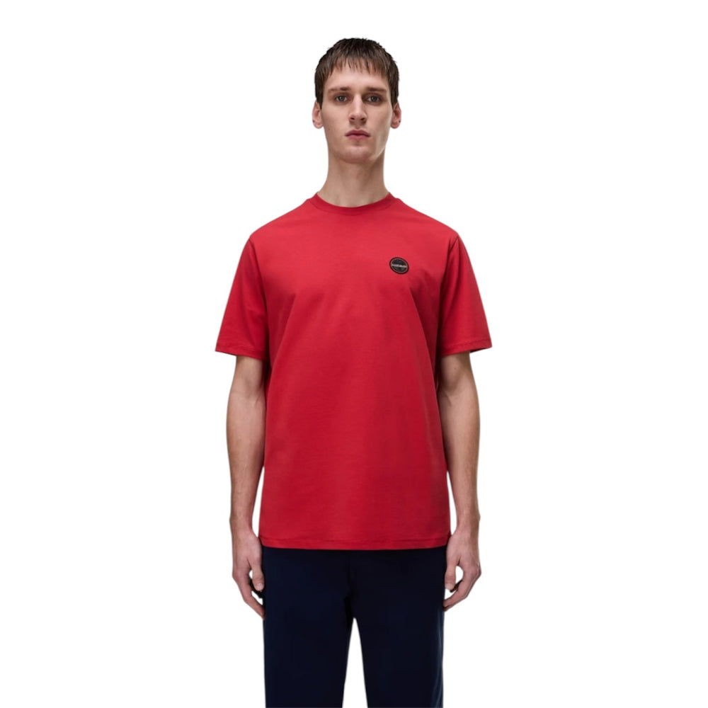 Napapijri S-BADGE SS1 NP0A8949RAQ T-shirt Κόκκινο S/S
