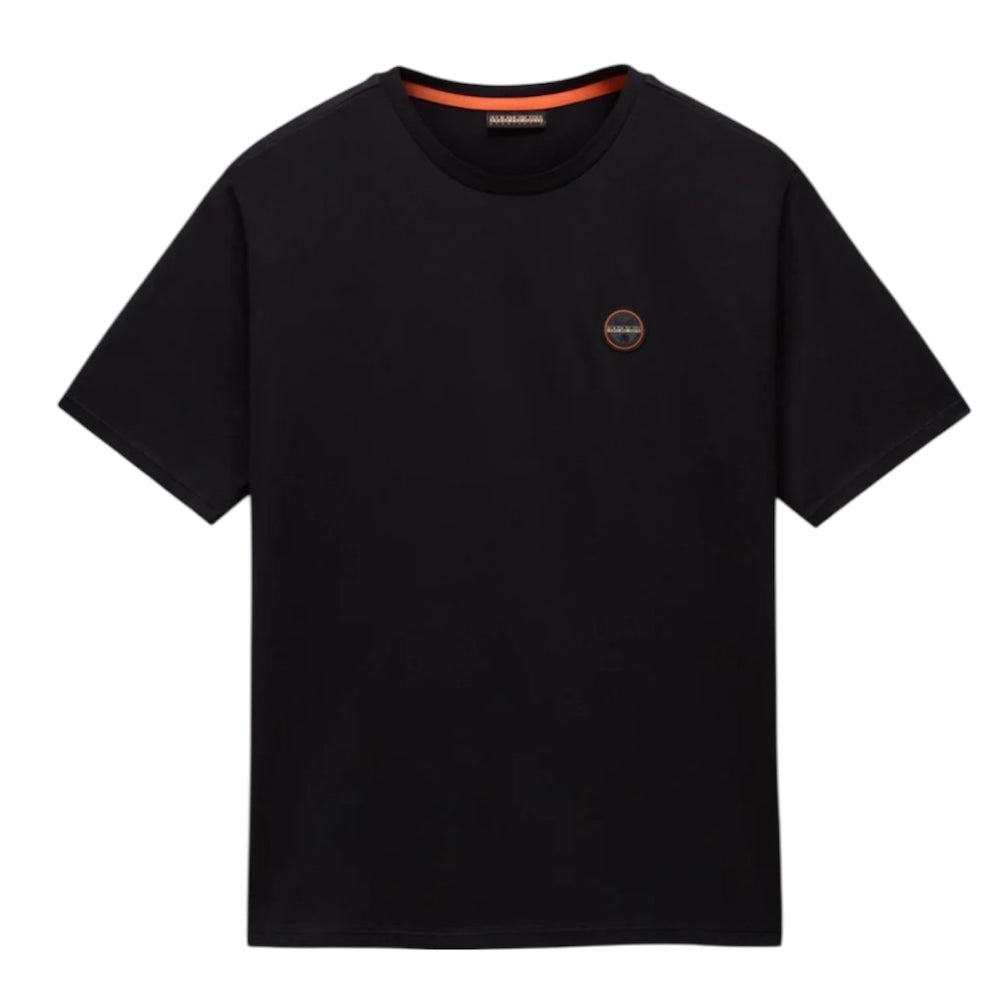 Napapijri S-BADGE SS1 NP0A8949941 T-shirt Μαύρο S/S
