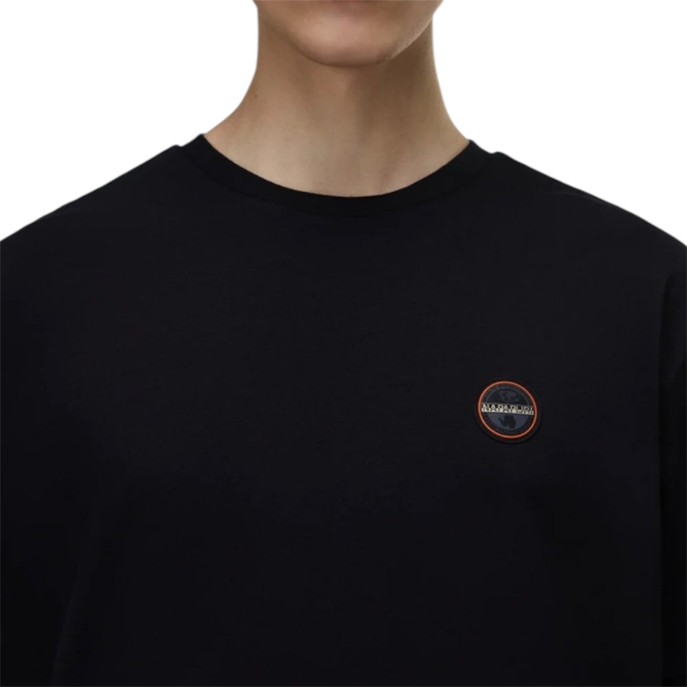Napapijri S-BADGE SS1 NP0A8949941 T-shirt Μαύρο S/S