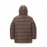 GEOX LEITAN LONG JKT PARKA M5628B/T3266/F1432 Μπουφάν Μπεζ F/W