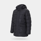 GEOX LEITAN LONG JKT PARKA M5628B/T3266/F9112 Μπουφάν Μαύρο F/W