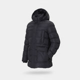GEOX LEITAN LONG JKT PARKA M5628B/T3266/F9112 Μπουφάν Μαύρο F/W
