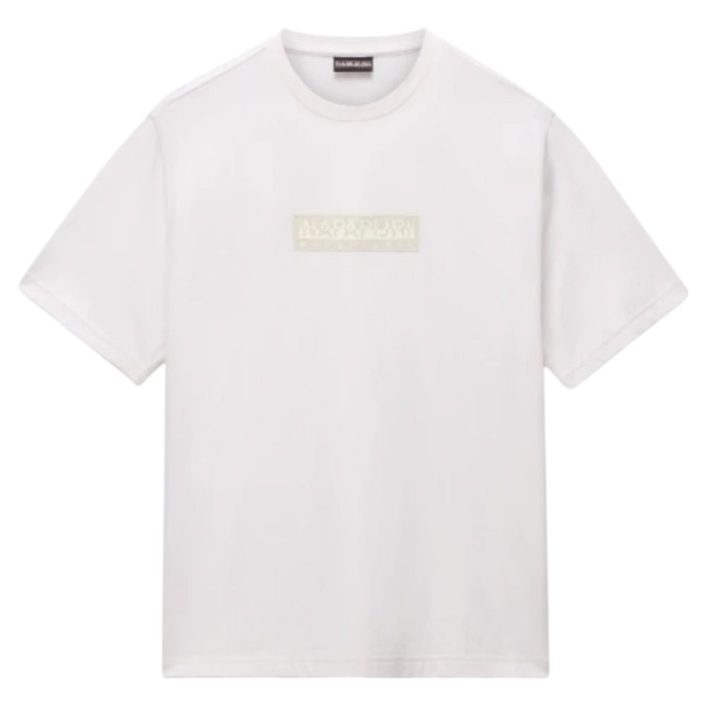 Napapijri S-BOX LOGO SS1  NP0A4IFLN1A1 T-shirt Μπεζ S/S