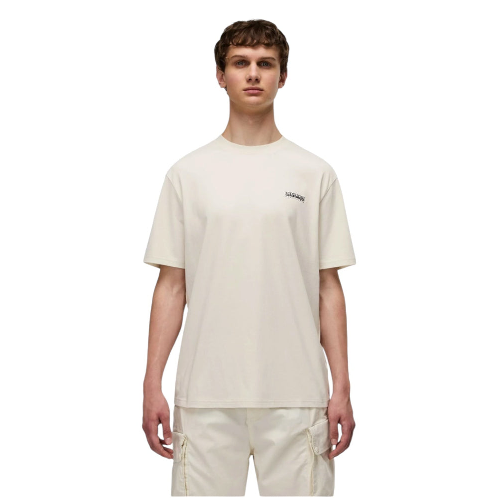 Napapijri S-SMALL BOX SS  NP0A88TRN1J1 T-shirt Μπεζ S/S
