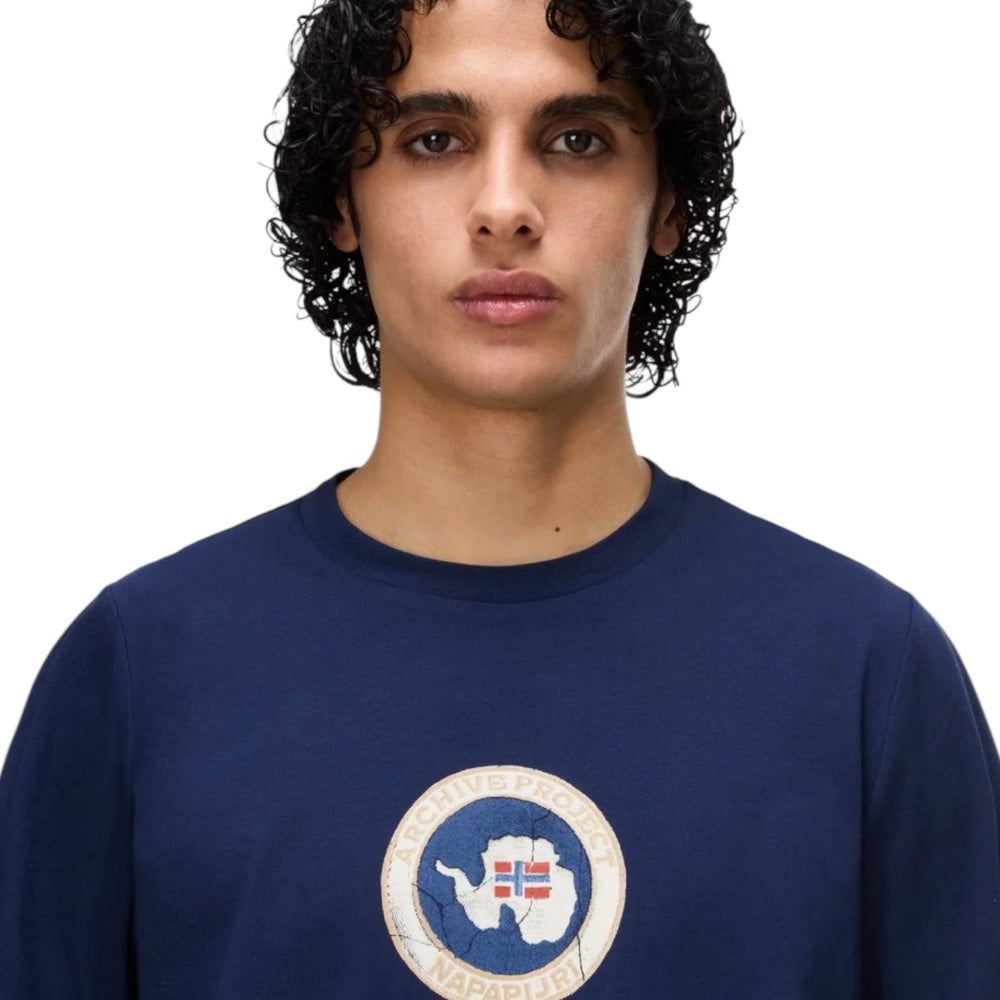 Napapijri S-PHOS SS  NP0A4G5AB2Q1 T-shirt Μπλε S/S