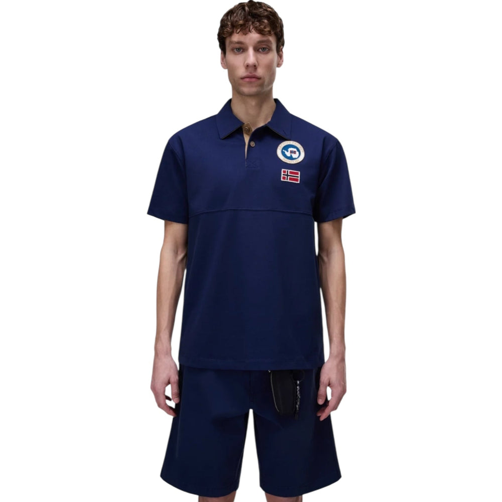 Napapijri E-REFLET SS NP0A4H4BB2Q1 Polo Μπλούζα Μπλε S/S