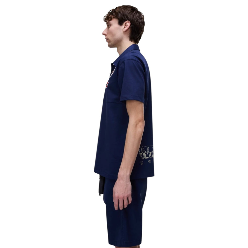 Napapijri E-REFLET SS NP0A4H4BB2Q1 Polo Μπλούζα Μπλε S/S