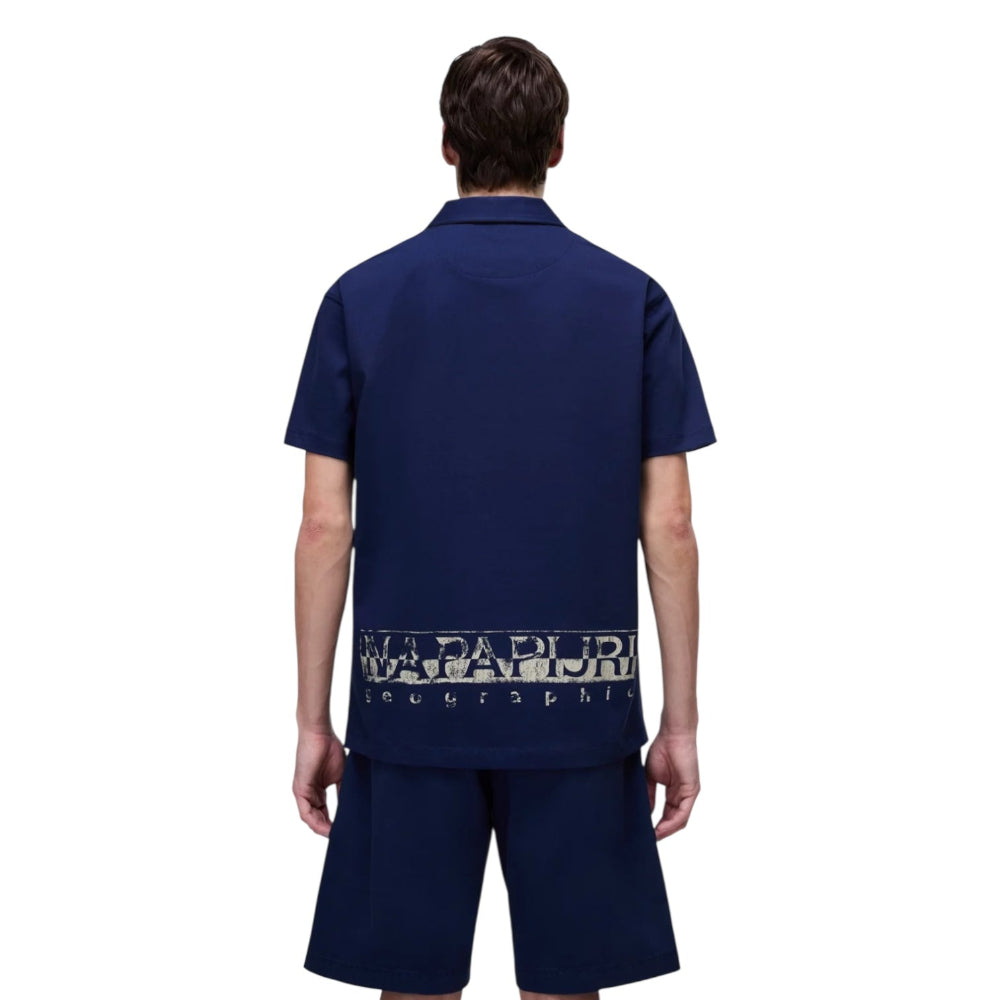 Napapijri E-REFLET SS NP0A4H4BB2Q1 Polo Μπλούζα Μπλε S/S