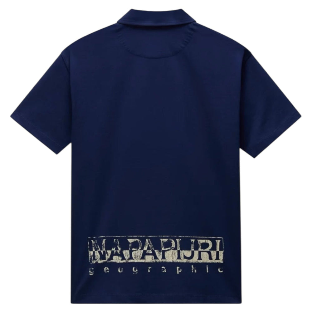 Napapijri E-REFLET SS NP0A4H4BB2Q1 Polo Μπλούζα Μπλε S/S