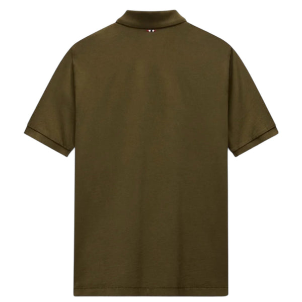 Napapijri ELBAS SS 4 NP0A4GDLG3A1 Polo Μπλούζα Λαδί S/S