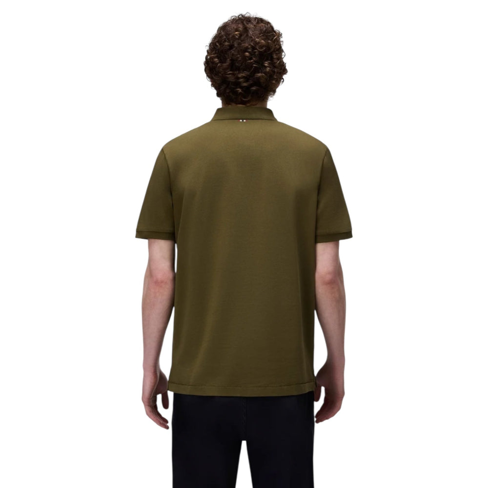 Napapijri ELBAS SS 4 NP0A4GDLG3A1 Polo Μπλούζα Λαδί S/S
