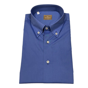 De pasquale EMME_060/G_01/38 Πουκάμισο Μπλε S/S