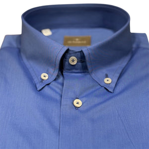 De pasquale EMME_060/G_01/38 Πουκάμισο Μπλε S/S