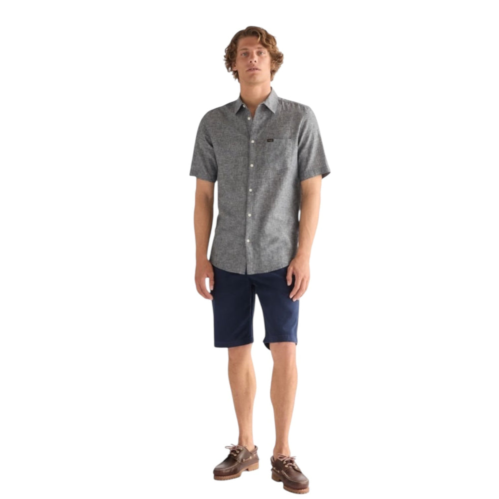 Wrangler SS 1PKT SHIRT 112378044 Πουκάμισο Μπλε S/S
