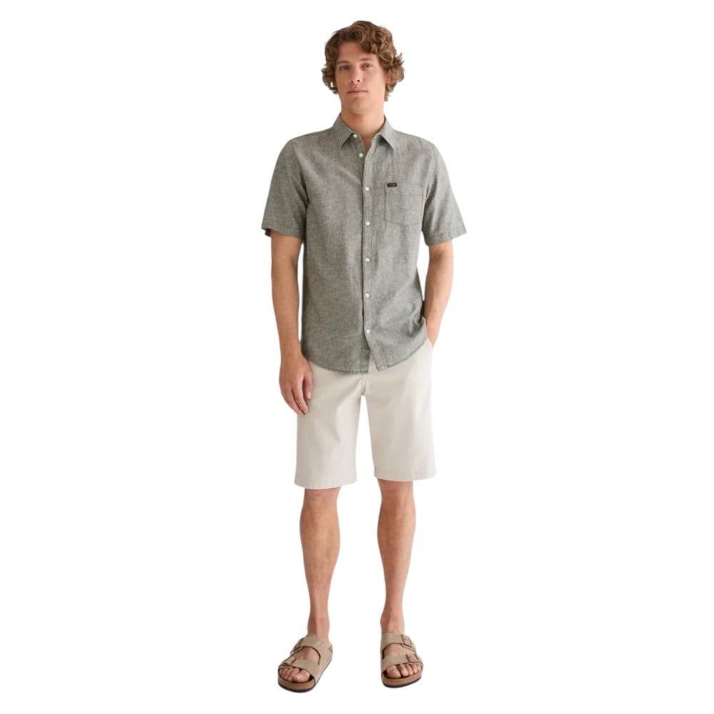 Wrangler SS 1PKT SHIRT 112378047 Πουκάμισο Λαδί S/S