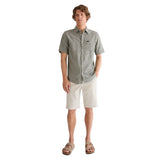 Wrangler SS 1PKT SHIRT 112378047 Πουκάμισο Λαδί S/S
