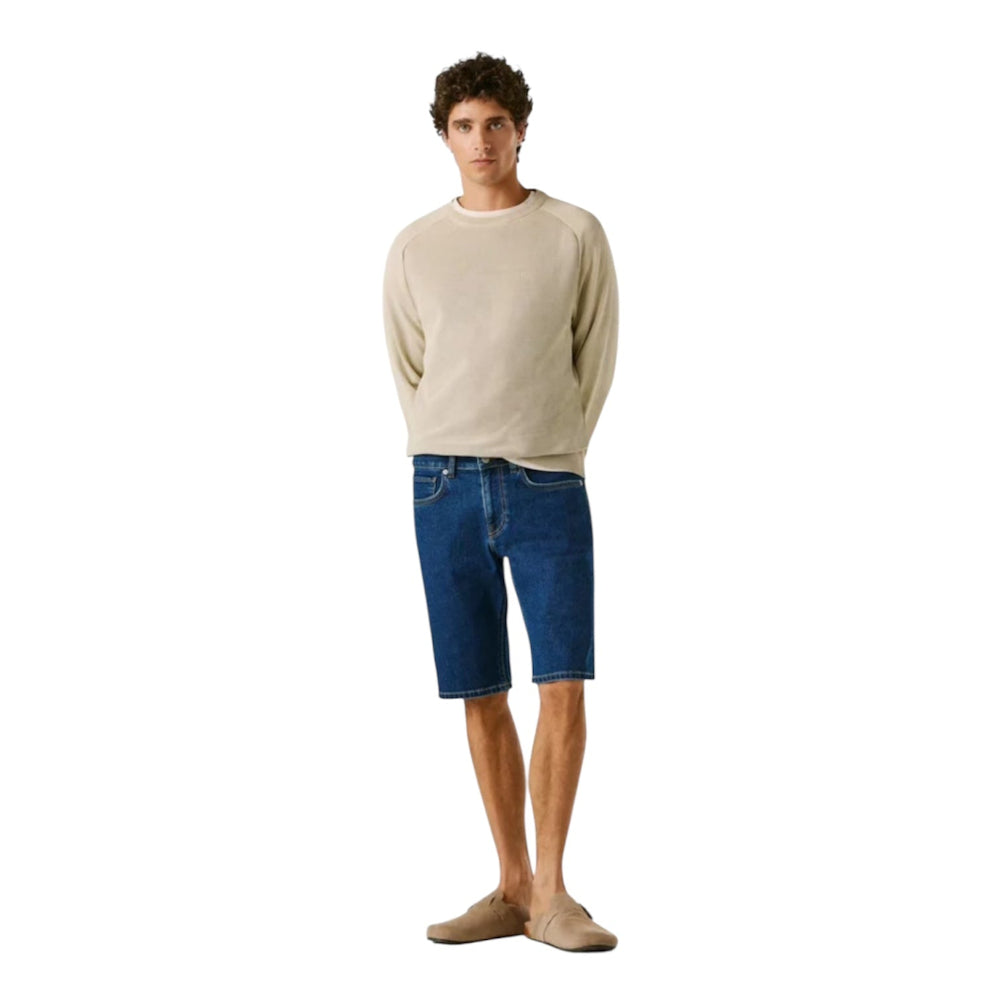 PEPE JEANS SLIM SHORT HATCH PM80000395CB Βερμούδα Jean Μπλε S/S