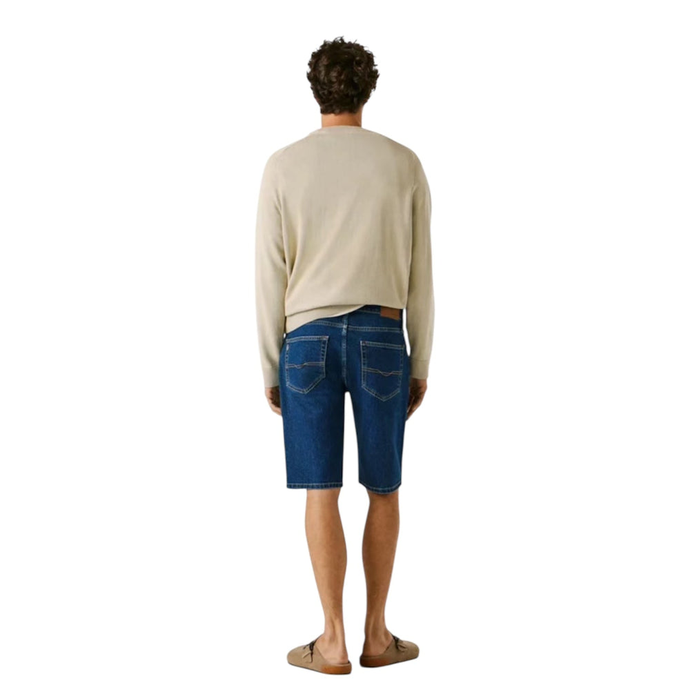 PEPE JEANS SLIM SHORT HATCH PM80000395CB Βερμούδα Jean Μπλε S/S