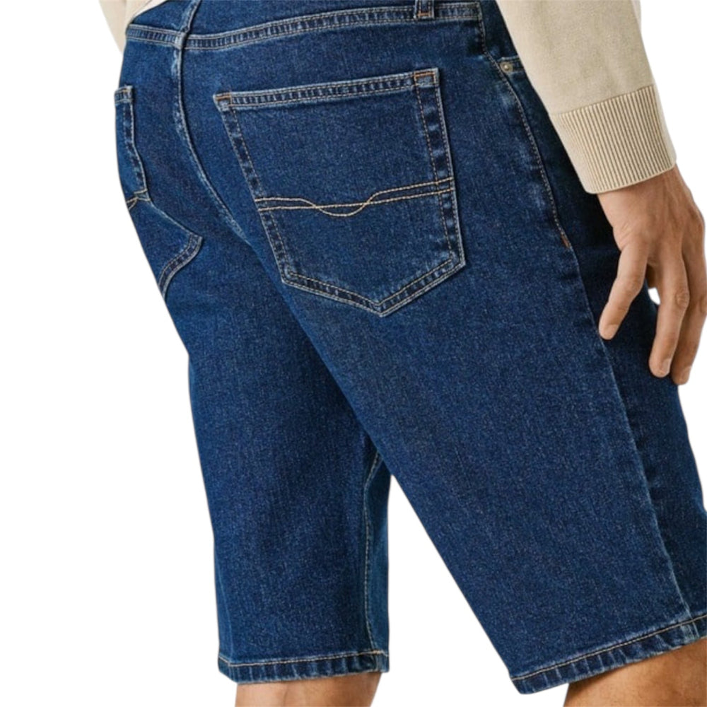 PEPE JEANS SLIM SHORT HATCH PM80000395CB Βερμούδα Jean Μπλε S/S