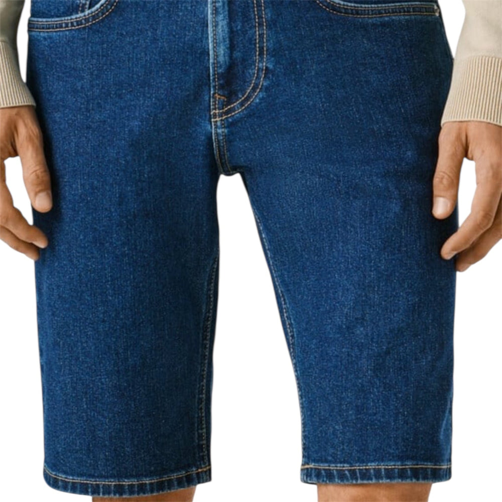 PEPE JEANS SLIM SHORT HATCH PM80000395CB Βερμούδα Jean Μπλε S/S