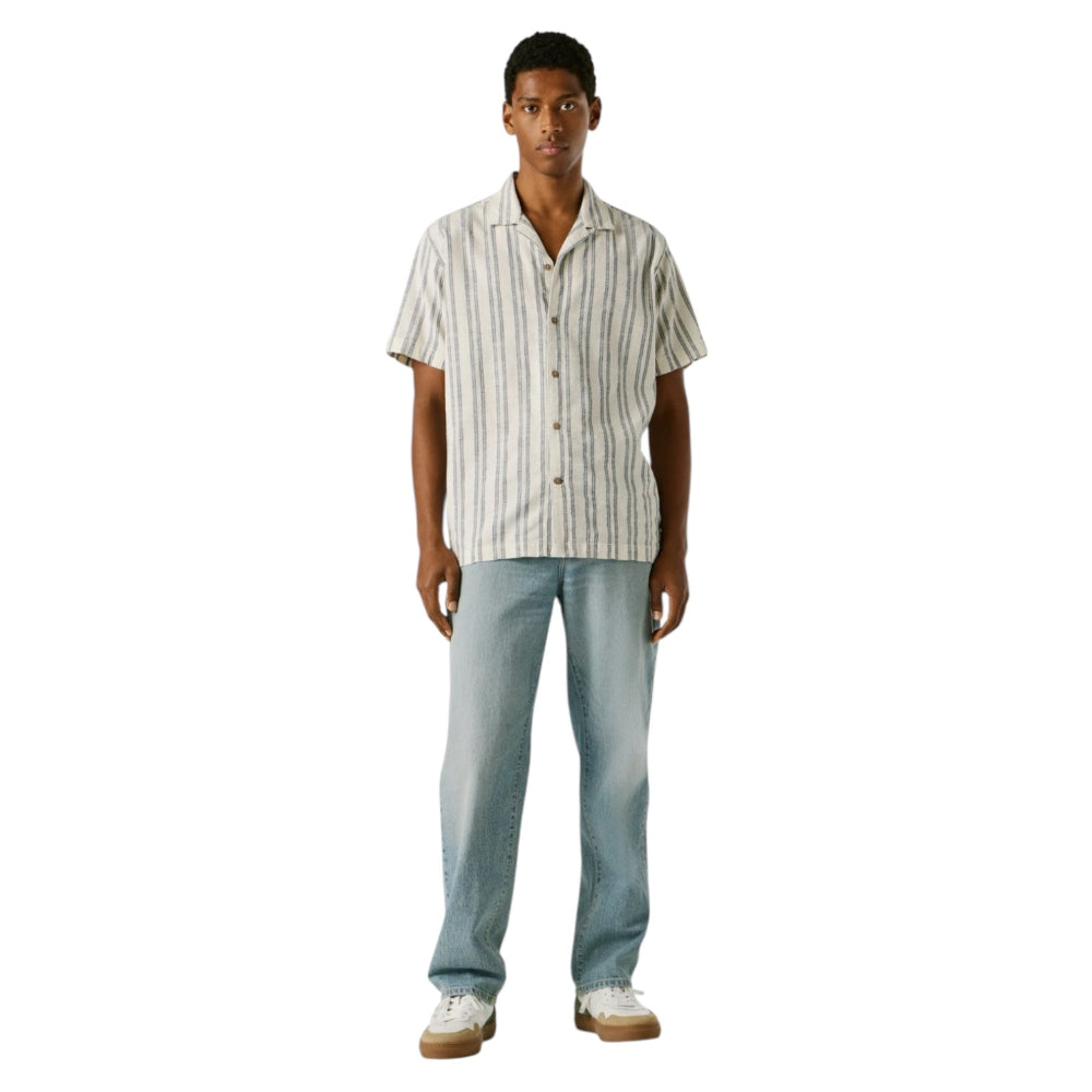 Pepe Jeans PERSHORE PM3091195/804  Πουκάμισο Λευκό S/S